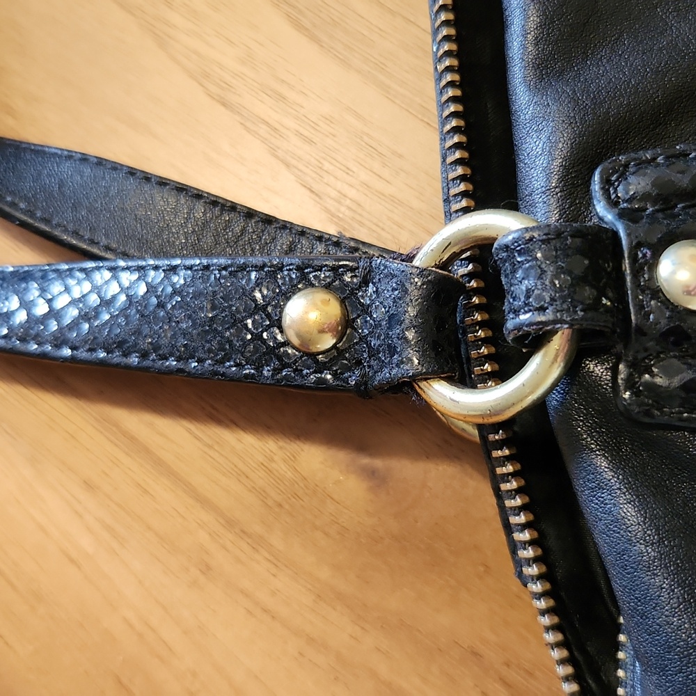 Coach Black Ashley Leather Satchel - Picture 11 of 14